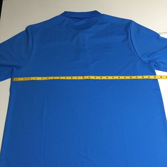 Walmart Polo Shirt Size XL Blue Employee Uniform Workwear Stretch Mens - Picture 5 of 6